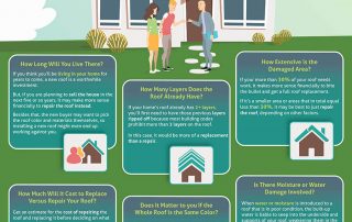 Should I Repair or Replace my Roof? infographic