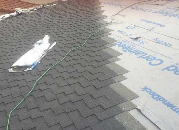 Certainteed composite tiles installed on a new roof