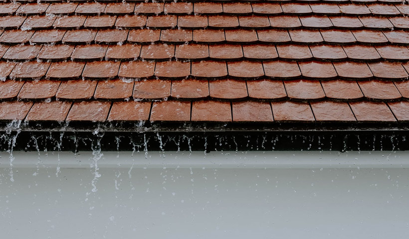 how do you stop rain from overshooting gutters?